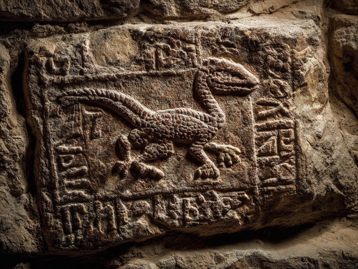 dinosaur Hieroglyphs