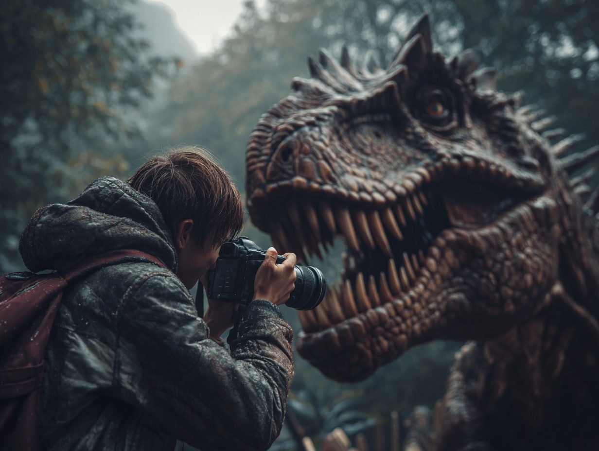 dinosaur photography